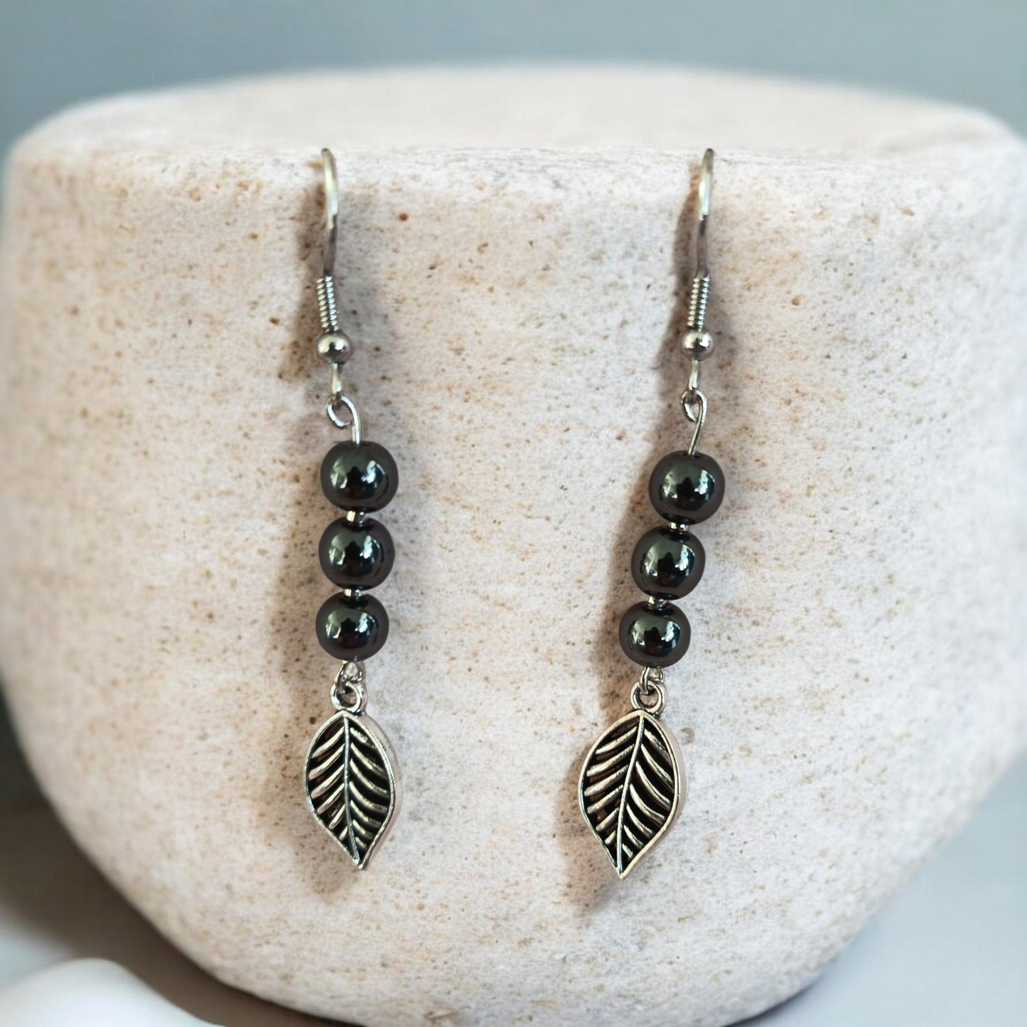 Boucles Feuille d'hématite