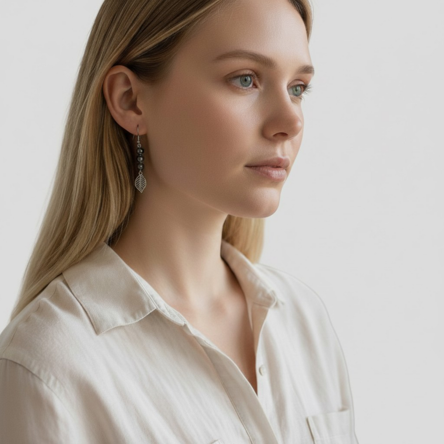 Boucles Feuille d'hématite