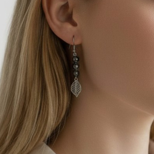 Boucles Feuille d'hématite